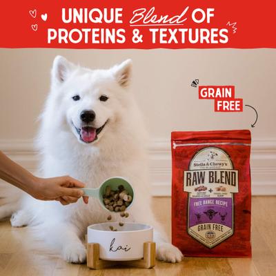 Stella & Chewy's, Raw Blend Kibble Grain-Free para perros, varios sabores, 1.59 / 4.54 / 9.98 kg