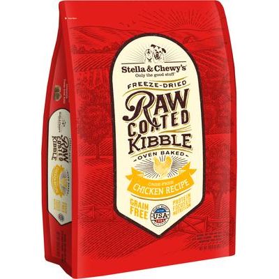 Stella & Chewy's Raw Coated Kibble Grain-Free para perros — Pollo de Gallinas sin Jaula / 4.54 kg