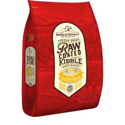 Stella & Chewy's Raw Coated Kibble Grain-Free para perros — Pollo de Gallinas sin Jaula / 9.98 kg