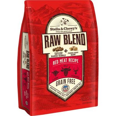 Stella & Chewy's Raw Blend Kibble Grain-Free para perros — Carnes Rojas / 4.54 kg