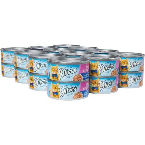 9Lives, Kitten Paté, pescado de mar + atún, 156 g × 4 / 24 latas.