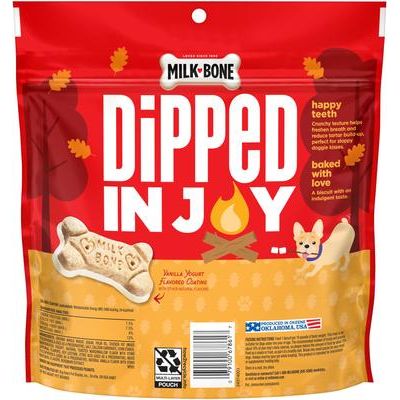 Dipped Toasted Marshmallow Flavored Dog Treats, 10-oz bag