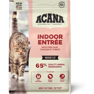 ACANA, Indoor Entrée, alimento seco para gatos de interior, varios sabores, 1.81 / 4.54 kg