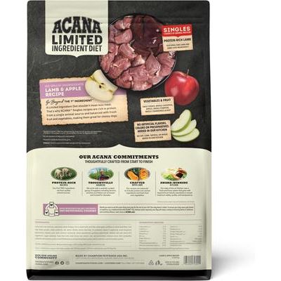 ACANA, Singles Limited Ingredient sin cereales, alimento seco para perros, varios sabores, 2.04 / 5.9 / 10.21 kg