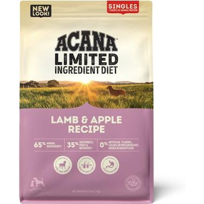 ACANA, Singles Limited Ingredient sin cereales, alimento seco para perros, varios sabores, 2.04 / 5.9 / 10.21 kg