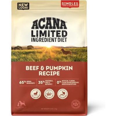 ACANA, Singles Limited Ingredient sin cereales, alimento seco para perros, varios sabores, 2.04 / 5.9 / 10.21 kg