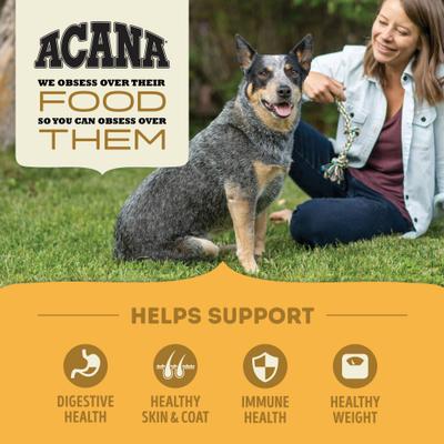 ACANA, Recipes sin cereales, alimento seco para perros, varios sabores, 2.04 / 5.9 / 11.34 / 14.51 kg