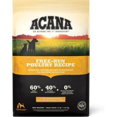 ACANA, Recipes sin cereales, alimento seco para perros, varios sabores, 2.04 / 5.9 / 11.34 / 14.51 kg