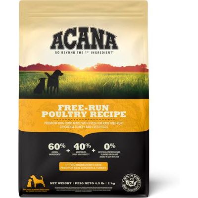 ACANA, Recipes sin cereales, alimento seco para perros, varios sabores, 2.04 / 5.9 / 11.34 / 14.51 kg