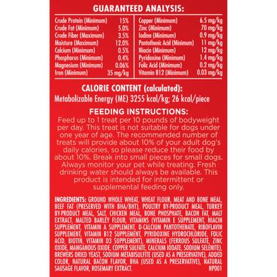 Galletas Flavor Snacks para perros pequeños, caja de 7 lb