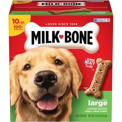 Milk-Bone Original Small, galletas crujientes sabor Res para perros pequeños, 4.54 kg