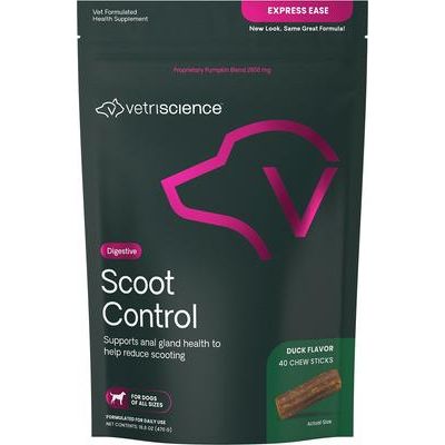 Express Ease Soft Chews - Suplemento digestivo para perros, 40 unidades
