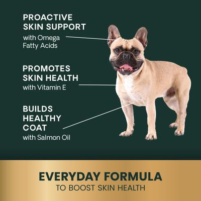Masticables blandos Derma Strength para la piel y el pelaje de perros, 70 unidades