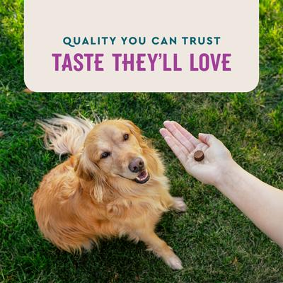 VetIQ, Calming Soft Chews, Manzanilla + L-Triptófano, sabor Ahumado de Nogal, 60 / 90 masticables.