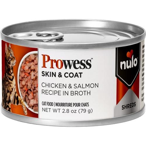 Nulo Prowess Skin & Coat Chicken & Salmon, lata de 79 g; venta en paquete de 4 latas