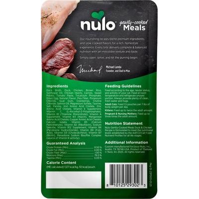 Nulo, Gently-Cooked Meals, alimento húmedo mínimamente procesado para gatos y gatitos, varios sabores, 99 g × 24 bolsas