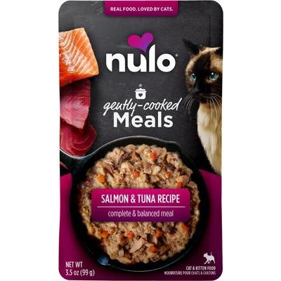 Nulo, Gently-Cooked Meals, alimento húmedo mínimamente procesado para gatos y gatitos, varios sabores, 99 g × 24 bolsas