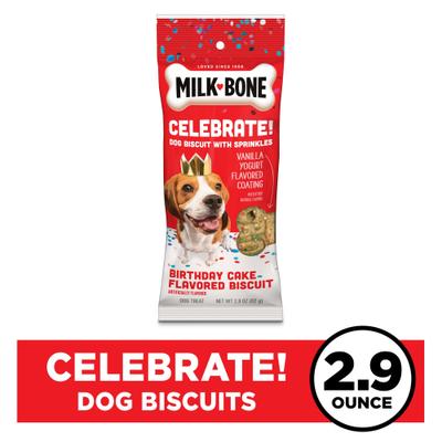 ¡CELEBRATE! Crujientes premios extra grandes para perros, bolsa de 75 g