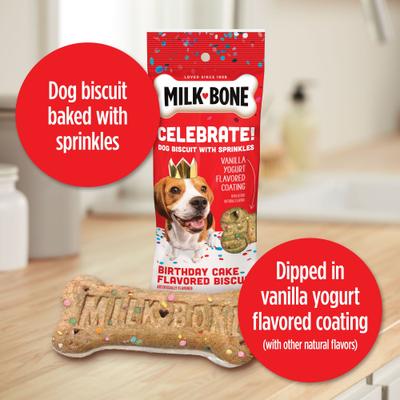 ¡CELEBRATE! Crujientes premios extra grandes para perros, bolsa de 75 g