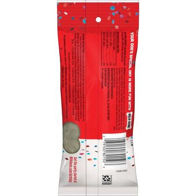 ¡CELEBRATE! Crujientes premios extra grandes para perros, bolsa de 75 g