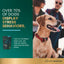 Composure Calm & Confident - Masticables con sabor a mantequilla de maní, clínicamente probados, suplemento calmante y para la ansiedad para perros, 120 unidades