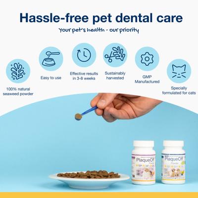 ProDen, PlaqueOff Powder for Cats, A.N ProDen, 40 g.