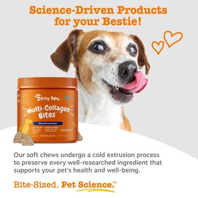 Multi Collagen Bites Multifuncional con Colágeno para Perros sabor Pollo 90 chews