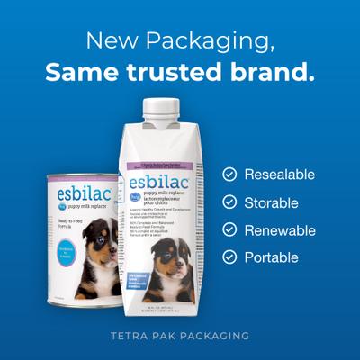 PetAg, Esbilac Puppy Milk Replacer Liquid, Ready-to-Feed, para Cachorros, 473 ml.