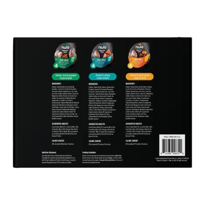 Nulo, Signature Stews Small Breed, alimento húmedo sin granos para perros de raza pequeña, varios sabores, 79 g × 24 tazas