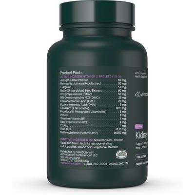 Comprimidos masticables Renal Essentials con sabor a pollo y pescado, suplemento renal para gatos, 60 comprimidos