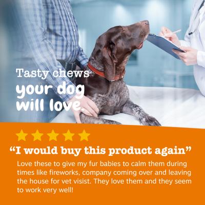 Calming Bites Hemp Elements con Hemp para Perros sabor Pavo 90 chews