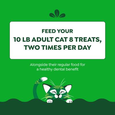 Feline Premios Dentales Naturales para Gatos Adultos 16 presentaciones