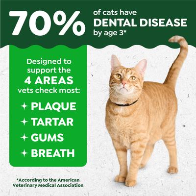 Feline Premios Dentales Naturales para Gatos Adultos 16 presentaciones