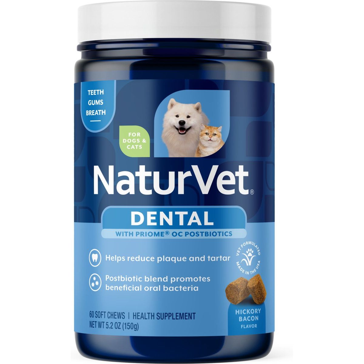 Dental Targeted Care Hickory Supplement, sabor Tocino. 60 unidades.