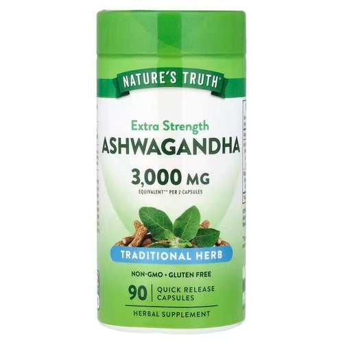 Nature's Truth, Ashwagandha. 90 cápsulas.