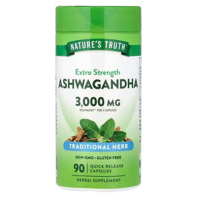 Nature's Truth, Ashwagandha. 90 cápsulas.