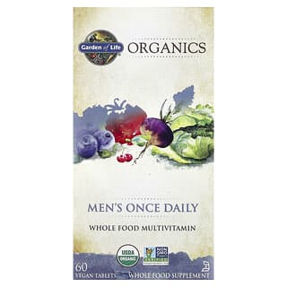 Multivitamínico Orgánico Diario para Hombre 60 Tabletas Veganas