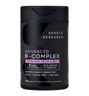 Complejo Vitamina B Advance + Folato.  180 Vsoftgel