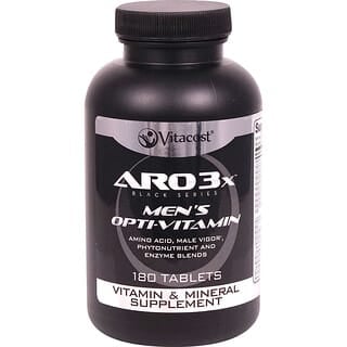 ARO3x Black Series, para Hombre Opti-Vitamin, 180 tabs