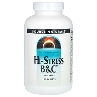 Hi-Stress B&C With Herbs, 120 tabletas