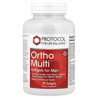 Multivitamínico para Hombre, Ortho Multi. 90 softgels.