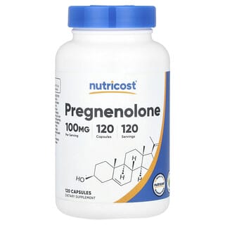 Pregnenolone, 100 mg, 120 caps