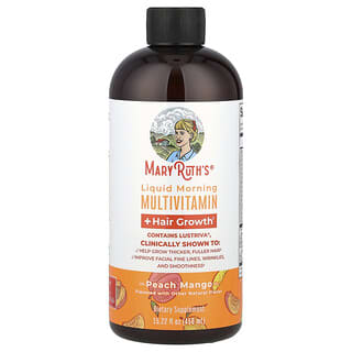 Multivitamínico Líquido Matutino con Apoyo para Cabello Sabor Durazno Mango 450 ml