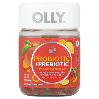 Probiótico y Prebiótico, Durazno 30 Gomitas