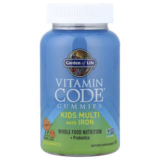 Garden of Life Vitamin Code, Multivitamínico para Niños sabor, Naranja. 90 gomitas