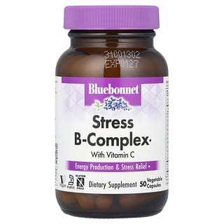 Stress B-Complex With Vitamin C, 50 Vegetable cápsulas