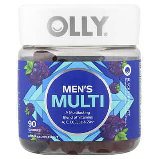 Multi Hombre gummies, Blackberry Blitz, 90 gummies