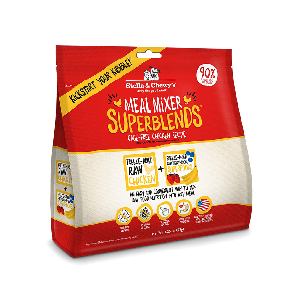 Stella & Chewy's SuperBlends Meal Mixers Pollo de Gallinas sin Jaula 92 g (3.25 oz)