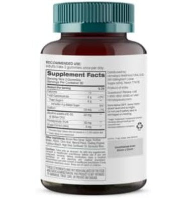 Probióticos Veganos en Gomitas sabor Fresa (3 bill) . 60 gomitas