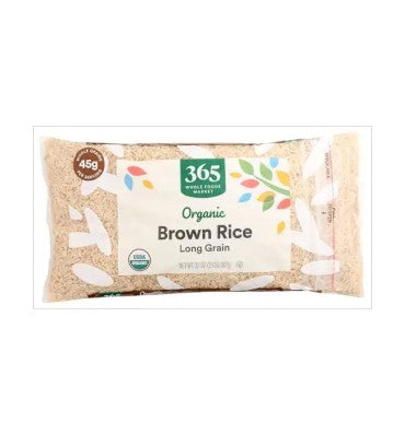 Organic Brown Rice Long Grain. 907 gr